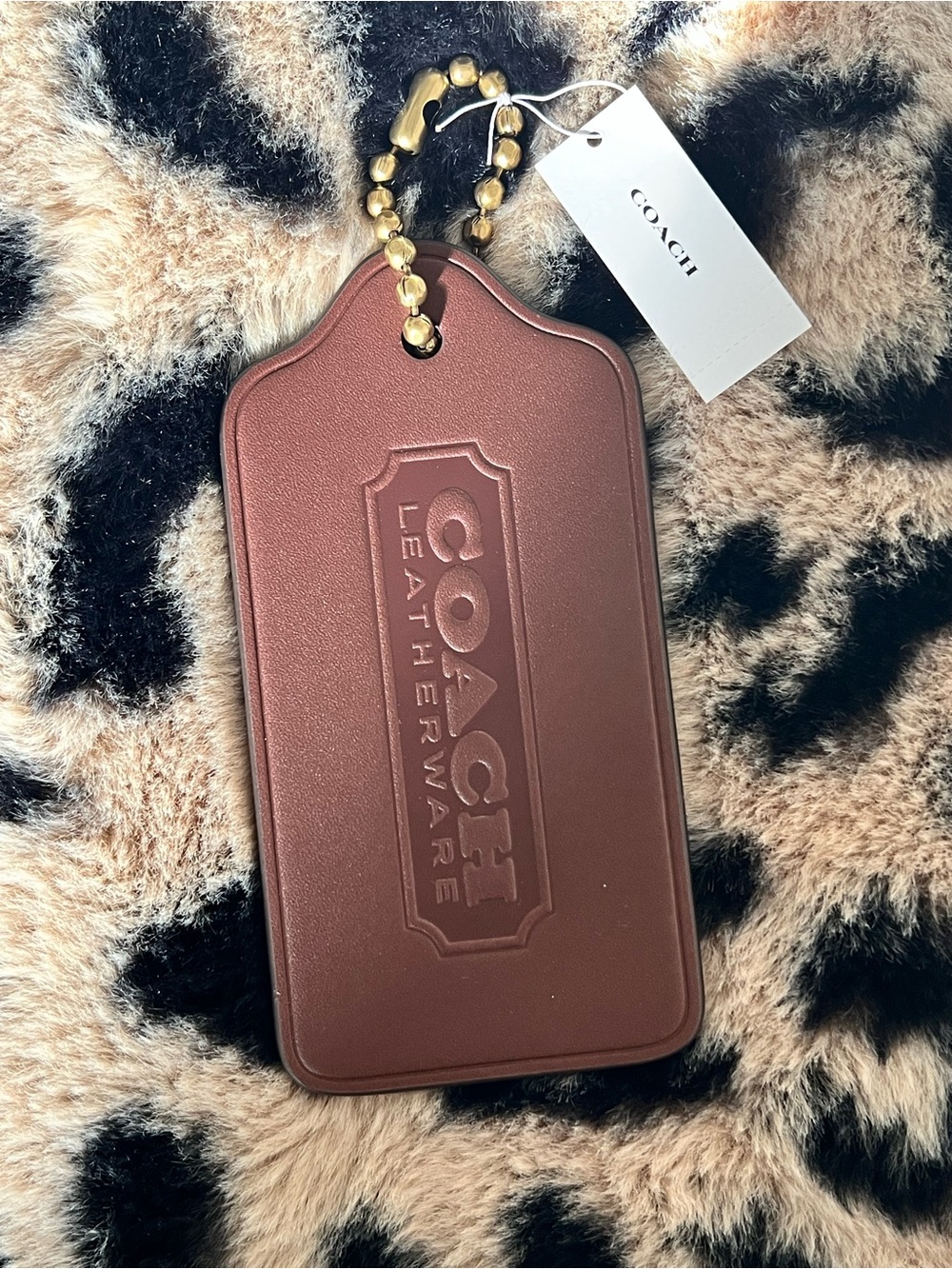 COACH XL Hangtag Bag Charm